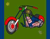 Dibujo Moto 1 pintado por Umbay
