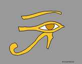Dibujo Ojo Horus pintado por teresTESSA