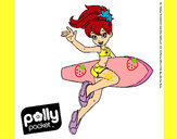 Dibujo Polly Pocket 3 pintado por erikat