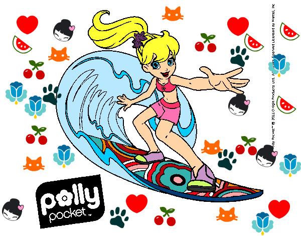 Dibujo Polly Pocket 4 pintado por zeniet