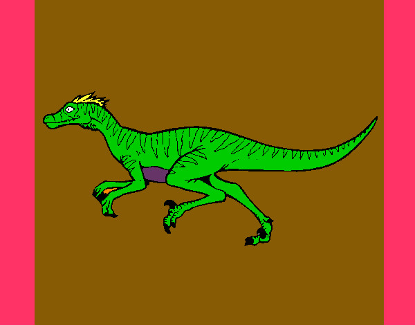 Dibujo Velociraptor pintado por Anderiyo