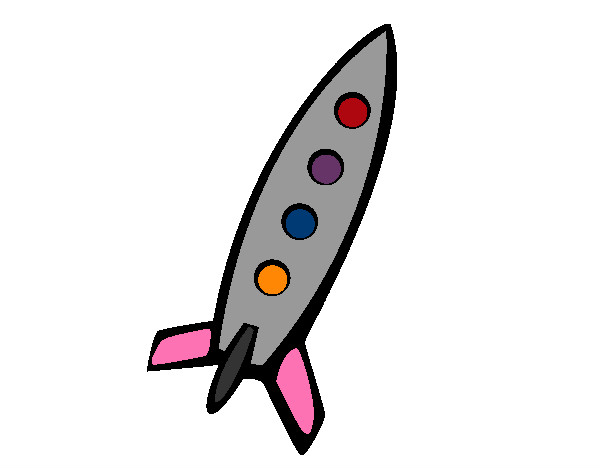 Dibujo Cohete II pintado por Florencita