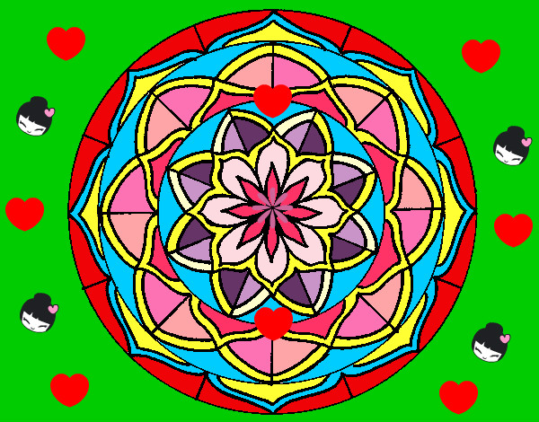 Dibujo Mandala 6 pintado por tityh