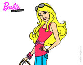 Dibujo Barbie casual pintado por arisale