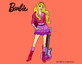 Dibujo Barbie rockera pintado por DianillaMC