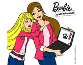 Dibujo El nuevo portátil de Barbie pintado por annndysss