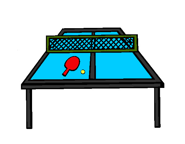 Dibujo Tenis de mesa 1 pintado por diego2