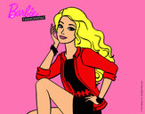 Dibujo Barbie súper guapa pintado por aly-mula
