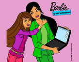 Dibujo El nuevo portátil de Barbie pintado por aly-mula