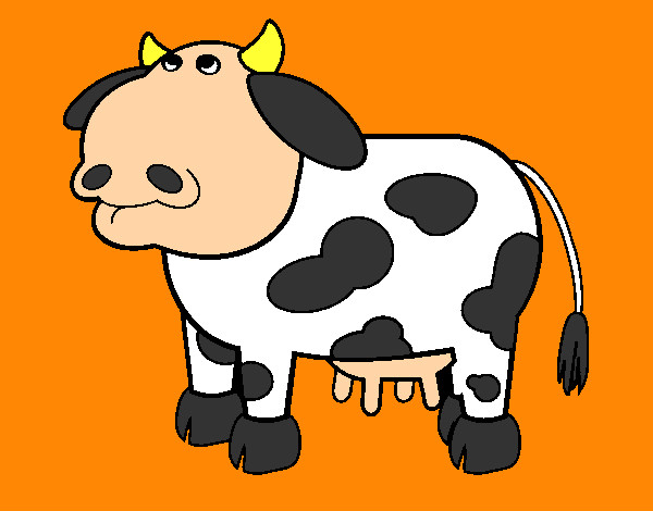 Dibujo Vaca pensativa pintado por mariana233