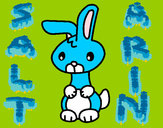 Dibujo Art el conejo pintado por Neko-chan