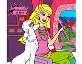 Dibujo Barbie llega a París pintado por Niicolle 