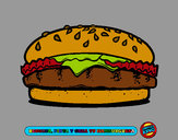 Dibujo Crea tu hamburguesa pintado por kjuli