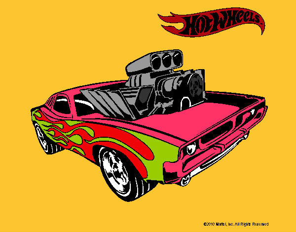 Dibujo Hot Wheels 11 pintado por aylencita