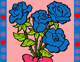 Dibujo Ramo de rosas pintado por Neko-chan