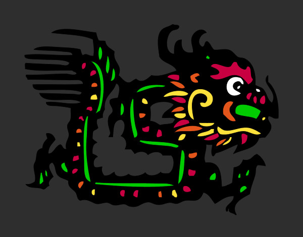 Dibujo Signo del dragón pintado por blazamy