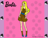 Dibujo Barbie veraniega pintado por melani123