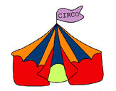 Dibujo Circo pintado por cami444