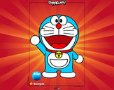 Dibujo Doraemon pintado por magdark
