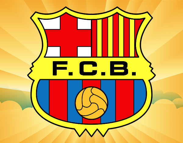 Dibujo Escudo del F.C. Barcelona pintado por danii02