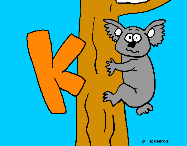 Dibujo Koala 1 pintado por Fernando6