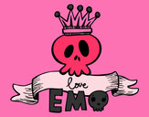 Dibujo Love Emo pintado por celecheto 