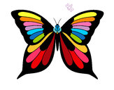 Dibujo Mariposa 8 pintado por Julii