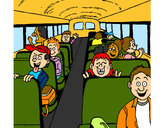 Dibujo Autobus escolar pintado por Patricia20