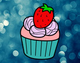 Dibujo Bombón de fresa pintado por  lilis67