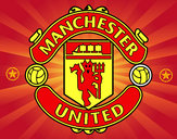 Dibujo Escudo del Manchester United pintado por arellano4