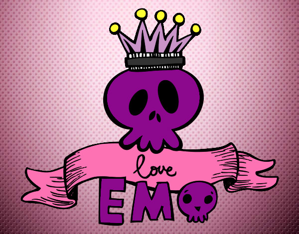 Dibujo Love Emo pintado por deyna567