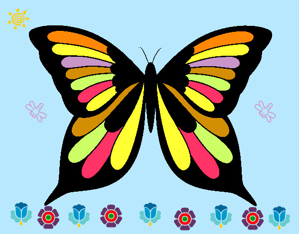 Dibujo Mariposa 19 pintado por mayleen 