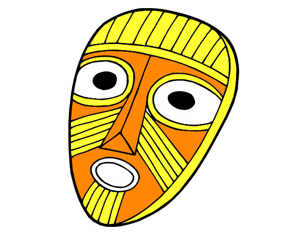 Dibujo Máscara sorprendida pintado por soyfan