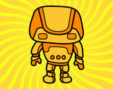 Dibujo Robot fuerte pintado por Matthew01