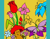 Dibujo Fauna y flora pintado por leobennet