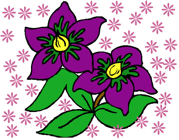 Dibujo Flores 3 pintado por denisse29