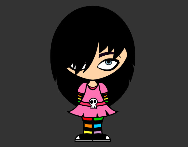 Dibujo Look Emo pintado por Eevee007