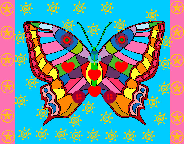 Dibujo Mariposa 16 pintado por martapmcm