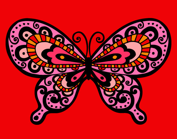 Dibujo Mariposa bonita pintado por fabiola3