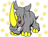 Dibujo Rinoceronte II pintado por IVAN12600