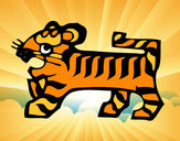Dibujo Signo del Tigre pintado por mikuluna