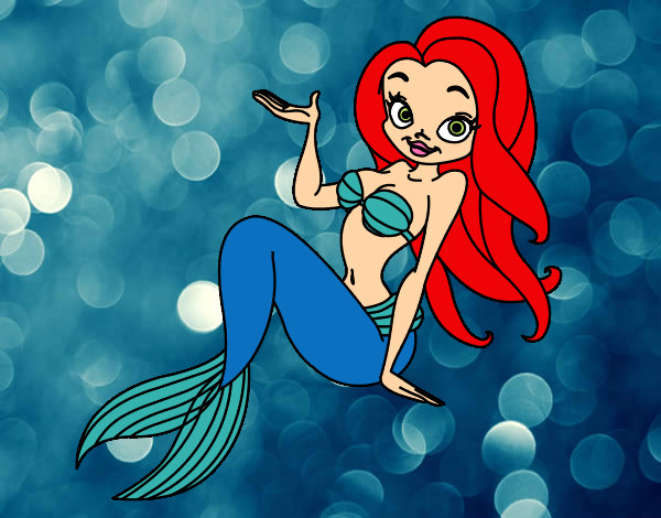 Dibujo Sirena sexy pintado por Vampy97