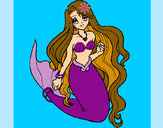 Dibujo Sirenita pintado por leobennet