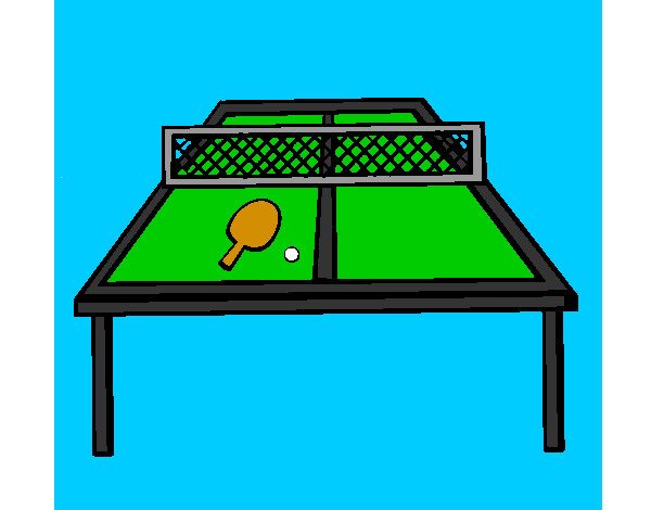 Dibujo Tenis de mesa 1 pintado por maria200