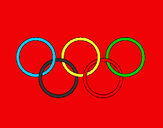 Dibujo Anillas de los juegos olimpícos pintado por Diego777