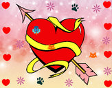Dibujo Corazón con flecha III pintado por sheilafd