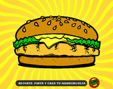 Dibujo Crea tu hamburguesa pintado por albertoy