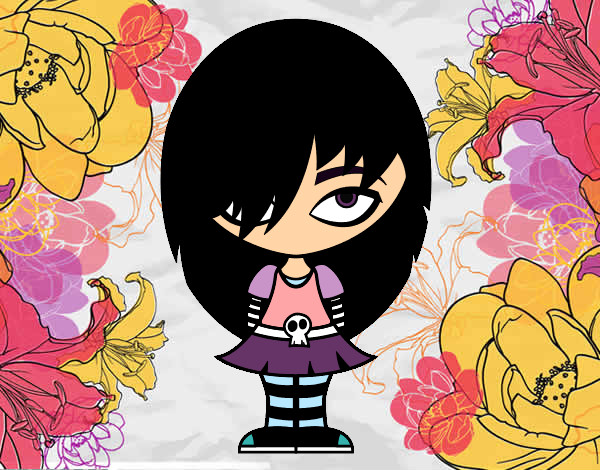 Dibujo Look Emo pintado por andy33