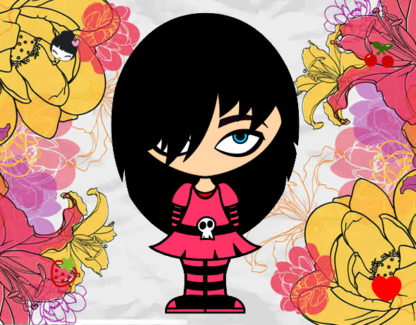 Dibujo Look Emo pintado por ANGEL12332