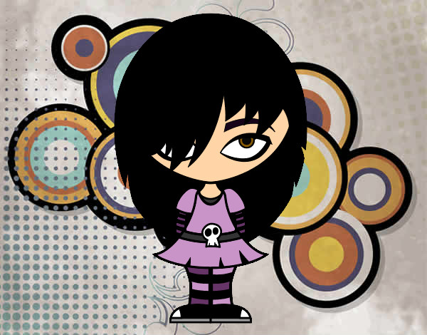 Dibujo Look Emo pintado por Shira